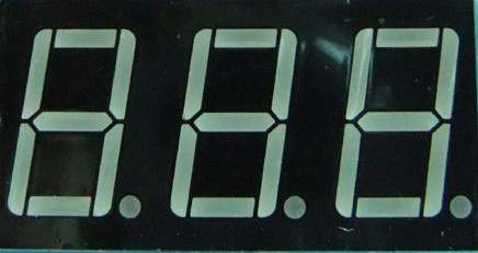 0.56 Three Digit LED Display