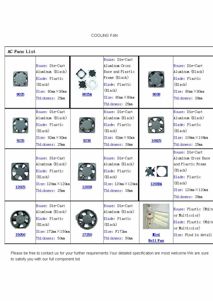 Cooling Fan